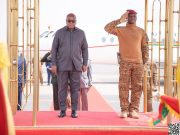 Le président John Dramani Mahama en visite à Ouagadougou