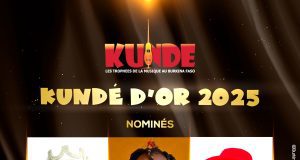 Kundé d’or 2025: Floby, Kayawoto et Tanya en compétition