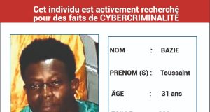 Burkina: Toussaint Bazié activement recherché par la BCLCC
