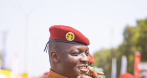 Meeting de soutien: le capitaine Ibrahim Traoré exprime sa «gratitude» aux «patriotes»