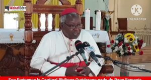 Décès du Pape François: la réaction du Cardinal Philippe Ouédraogo