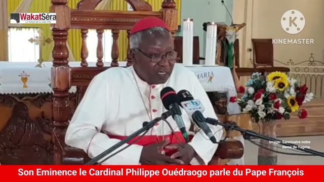 Décès du Pape François: la réaction du Cardinal Philippe Ouédraogo