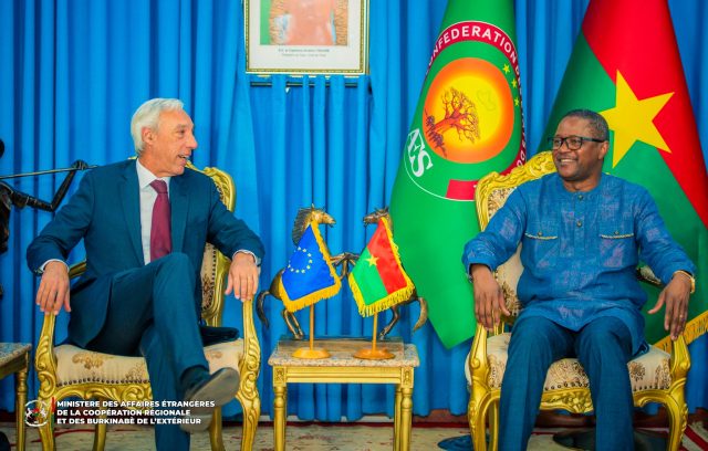 Coopération multilatérale: échanges entre le Chef de la diplomatie burkinabè et le Représentant spécial de l’Union européenne pour le Sahel