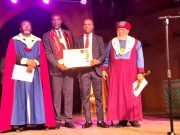 Le Burkinabè «Grand Grand» est devenu «officier» des Echansons de France