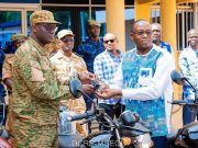 Burkina: le PNUD apporte un appui de 100 motos à la gendarmerie