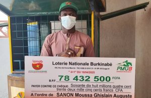 LONAB: plus de 78 000 000 FCFA pour le menuisier de Dédougou