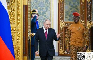 Capitaine Ibrahim Traoré à Poutine : « L’aide que vous pouvez nous octroyer, c’est surtout le transfert de connaissances »