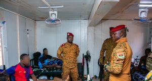 Burkina: le capitaine Traoré à l’hôpital militaire Tanguet-OUATTARA