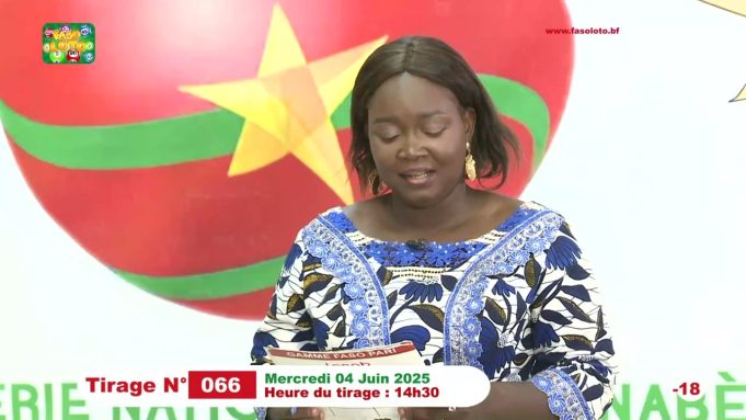 VIDEO- LONAB/Faso Loto: Les résultats du tirage du mercredi 4 juin 2025