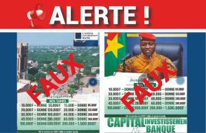 Burkina: alerte sur une fausse annonce d’investissement en ligne