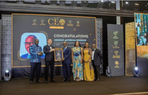BIDC: le président George Agyekum Donkor reçoit le prestigieux prix du PDG de l’année