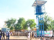 Ouagadougou: le Commissariat central de Police de la ville bénéficie d’un nouveau forage à énergie solaire