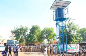 Ouagadougou: le Commissariat central de Police de la ville bénéficie d’un nouveau forage à énergie solaire