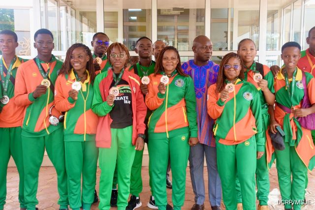 Championnat d’Afrique de Karaté-Do: le Burkina Faso remporte sept médailles