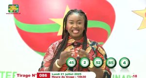 LONAB/FASO LOTO: les résultats du tirage du 21 juillet 2025