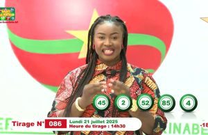 LONAB/FASO LOTO: les résultats du tirage du 21 juillet 2025