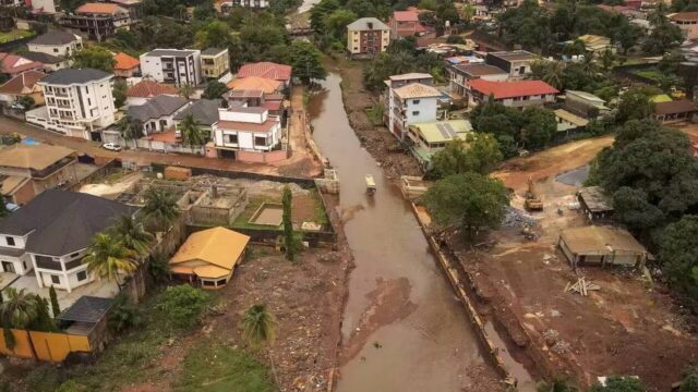 Guinée glissement de terrain