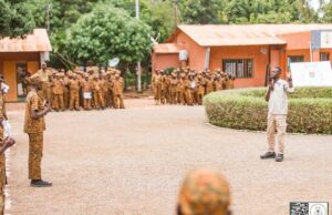 Burkina: le Sergent Wendwaogo Daniel Kaboré,blessé de guerre, partage son expérience du terrain avec les campeurs