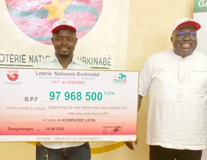 LONAB: il mise 36 000 F CFA au PMU’B et remporte plus de 97 millions FCFA