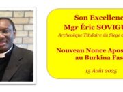Mgr Eric Soviguidi nommé Nonce Apostolique au Burkina Faso