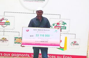 LONAB: il mise «300F CFA» et gagne plus de 33 millions FCFA