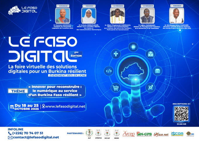 Le Faso Digital 2025: Appel à participation à la première Foire virtuelle des solutions digitales et au concours d’innovation digitale