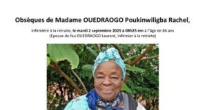 Décès de la mère du Pr Charlemagne Ouédraogo: le programme des obsèques
