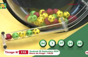 LONAB/FASO LOTO: les résultats du tirage du vendredi 26 septembre 2025