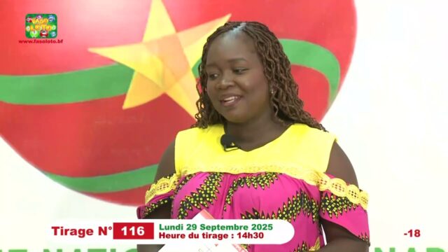 LONAB/FASO LOTO: les résultats du tirage du lundi 29 septembre 2025