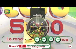 LONAB/FASO LOTO: les résultats du tirage du mercredi 17 septembre 2025