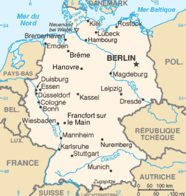 Allemagne carte