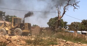 Zone industrielle de Kossodo: opération de démolition d’habitats