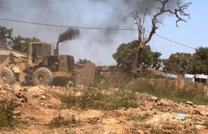 Zone industrielle de Kossodo: opération de démolition d’habitats