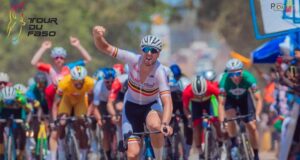 36e Tour du Faso: le Belge De Boes Timmy remporte la 6e étape, et le maillot jaune est toujours burkinabè
