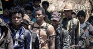En République centrafricaine, les combattants d’un groupe armé déposent les armes