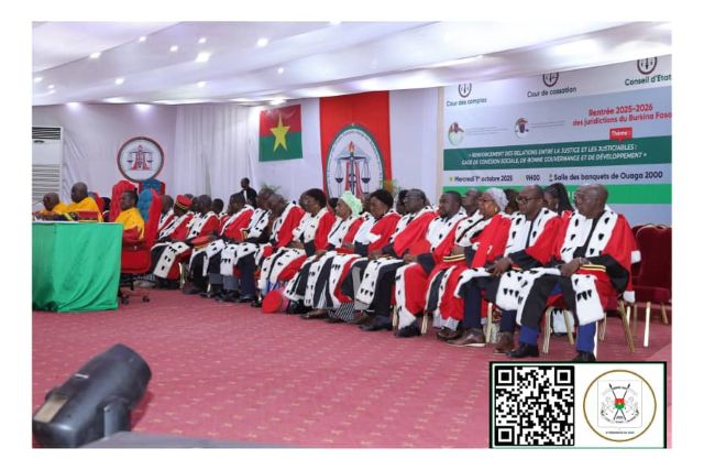 Rentrée judiciaire: le capitaine Ibrahim Traoré était avec les juges