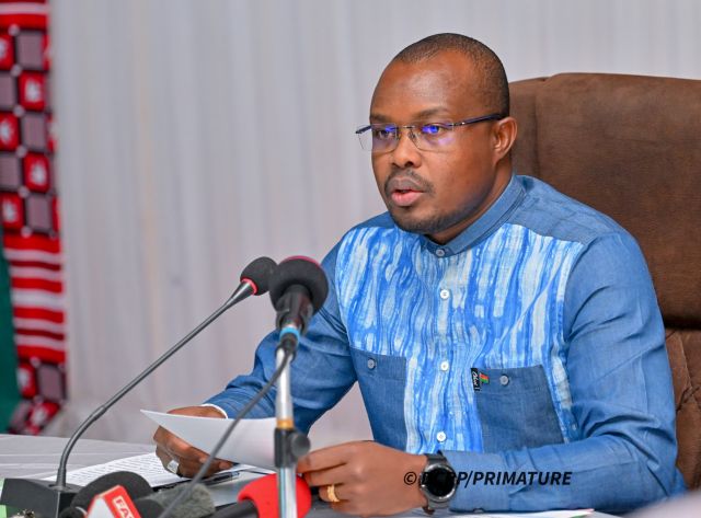Le Premier ministre, Rimtalba Jean Emmanuel Ouédraogo