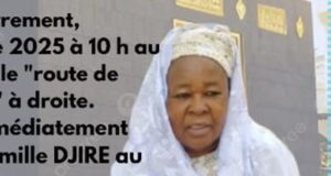 Nécrologie: l’enterrement de AOUENDE/YAMANGA née DJIRE SANATA prévu dimanche à Bobo-Dioulasso