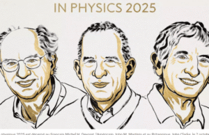 Physique: le Nobel 2025 décerné à un Français, un Américain et un Britannique