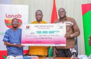 36e Tour du Faso: la LONAB contribue à hauteur de 100 millions FCFA