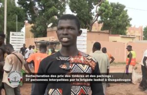 Burkina: 37 personnes interpellées pour des faits de surfacturation des prix des timbres et des parkings