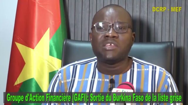 Le Burkina sort de la liste grise du GAFI