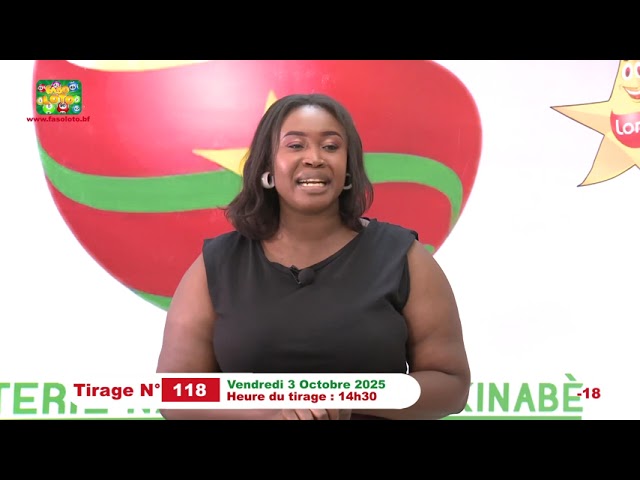 LONAB/FASO LOTO: les résultats du tirage du vendredi 3 octobre 2025