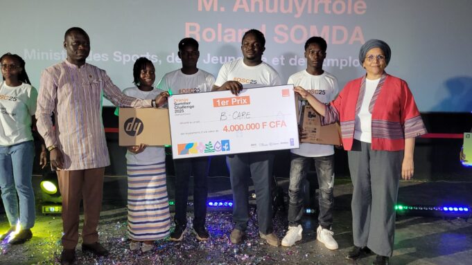 Orange Summer Challenge 2025 : le projet «B-CARE» remporte le premier prix