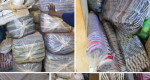 Burkina: saisie de fils et pagnes tissés importés