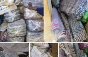 Burkina: saisie de fils et pagnes tissés importés
