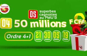 Fêtes de fin d’année : la LONAB offre 300 millions F CFA pour bonifier vos gains au PMU’B