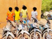 Burkina: des malfrats spécialisés dans le vol et le recel de vélomoteurs mis au arrêts à Koupéla