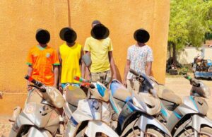 Burkina: des malfrats spécialisés dans le vol et le recel de vélomoteurs mis au arrêts à Koupéla