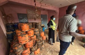 Ouagadougou: saisie de plusieurs bouteilles de gaz butane pour pratique illicite du prix